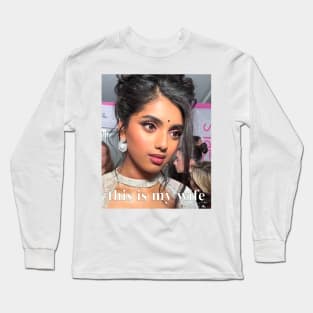 this is my wife Avantika Long Sleeve T-Shirt